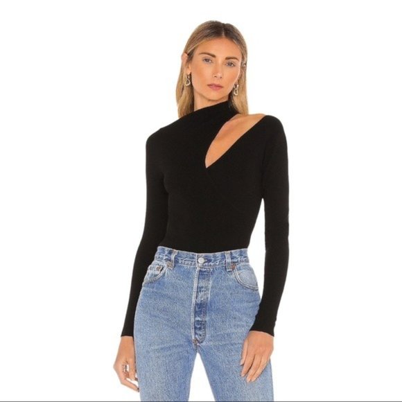 A.L.C. Paquin Cutout Top in Black - XS - NWT